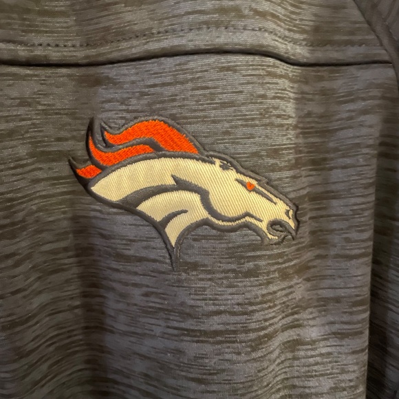 NFL Denver Broncos Blue Full Zip Men’s Jacket Size M NFL Team Apparel - Picture 9 of 10